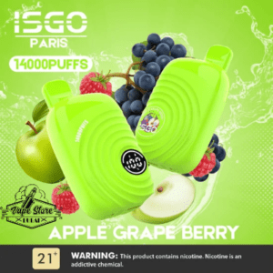 isgo paris 14000 puffs apple grape berry