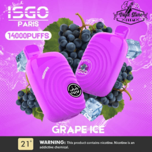 isgo paris 14000 puffs grape ice