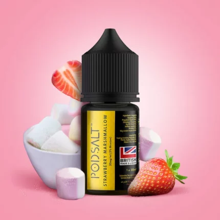 Pod Salt E-liquid 30ml Salt Nic 20mg Strawberry Marshmallow