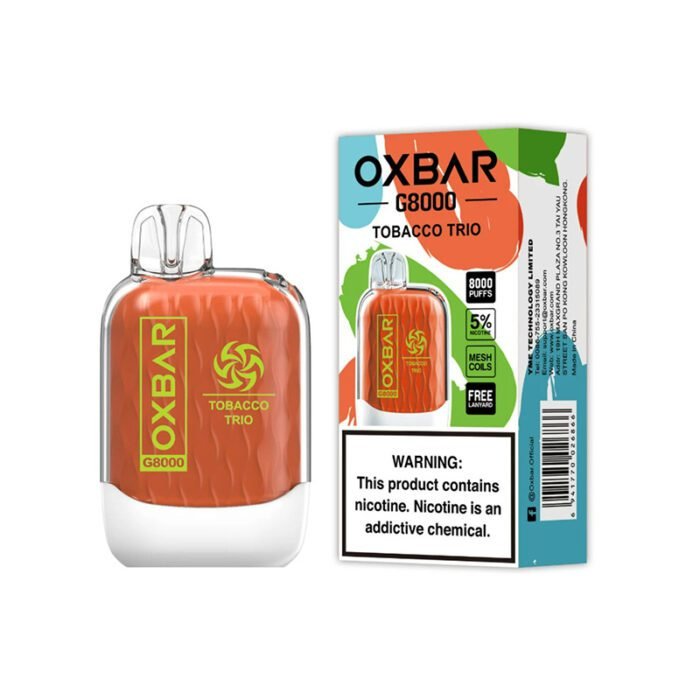 OXBAR G8000 Disposable Tobacco Trio 04214