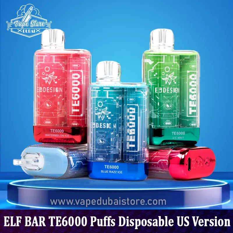 ELF BAR TE6000 Puffs Disposable Vape (US Version)