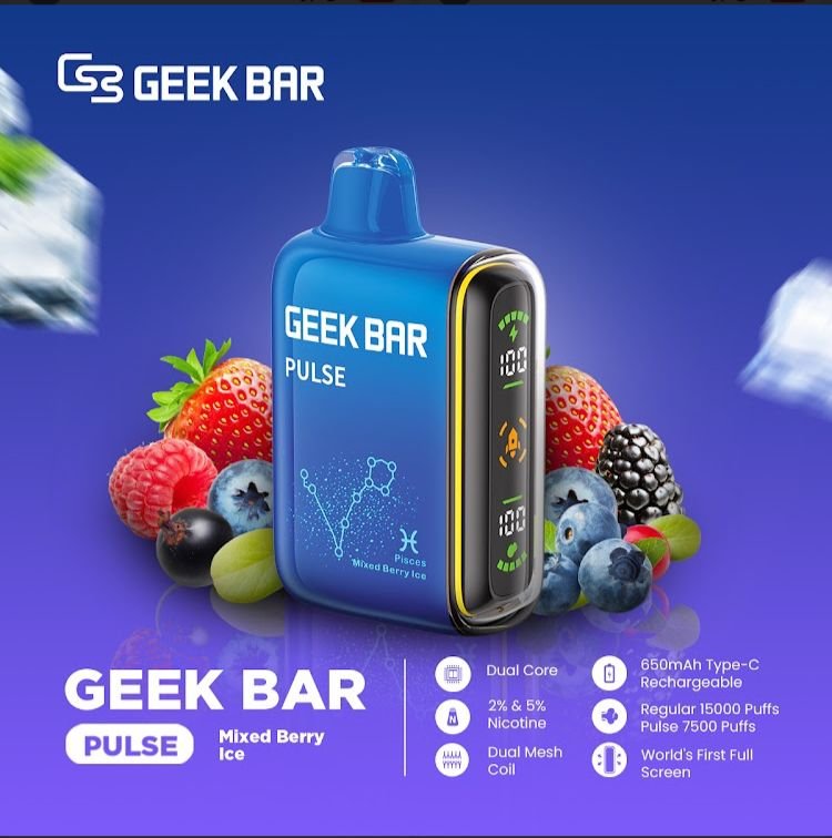 geek bar 15000 puffs mixed berry ice Disposable Vape