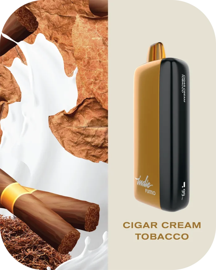 Fummo indic 12000 Puffs Disposable vape 20 cigar cream tobacco