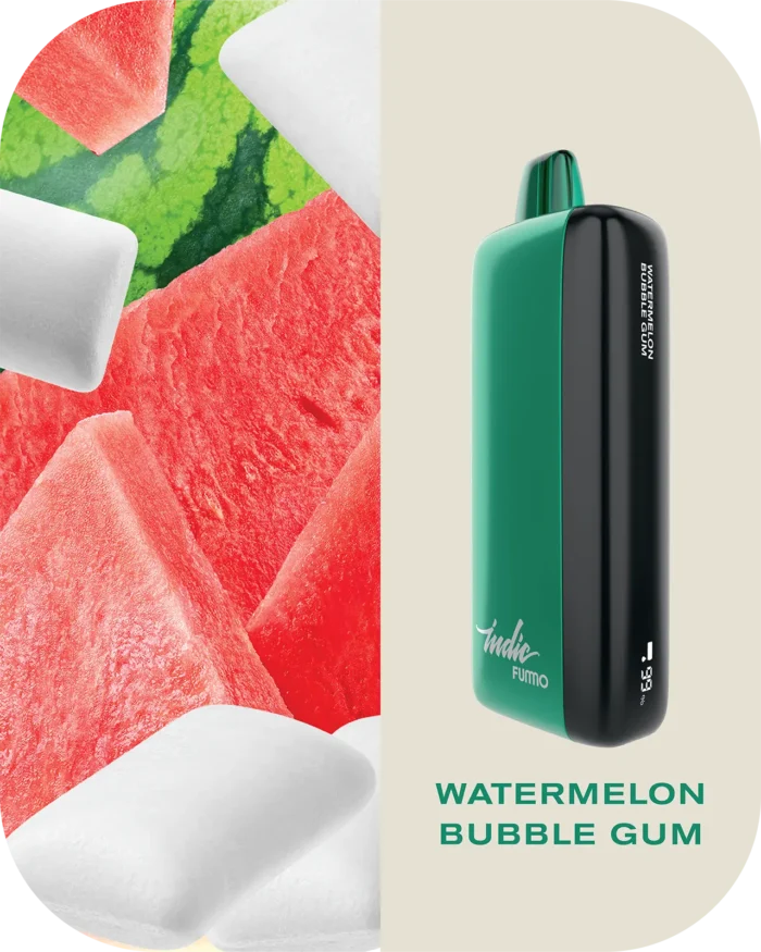 Fummo indic 12000 Puffs Disposable vape 20 watermelon bubble gum